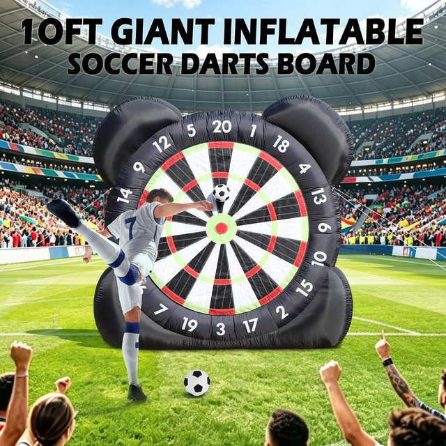 KING INFLATABLE Aufblasbares Fußball-Dartboard-Set, Bunt / Mehrfarbig, ab 14 Jahren - Bild 1