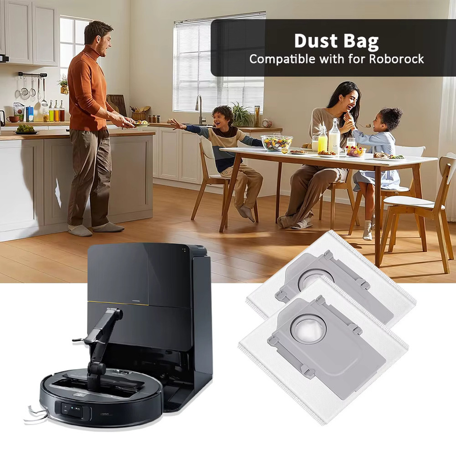 Roborock Staubbeutel Ersatzteile für S8 MaxV Ultra, Q Revo, Qrevo MaxV, Qrevo Pro, G20S Ultra, P10, P10S PRO, P20 Ultra, G20S und G30 Space Staubsauger - Bild 2