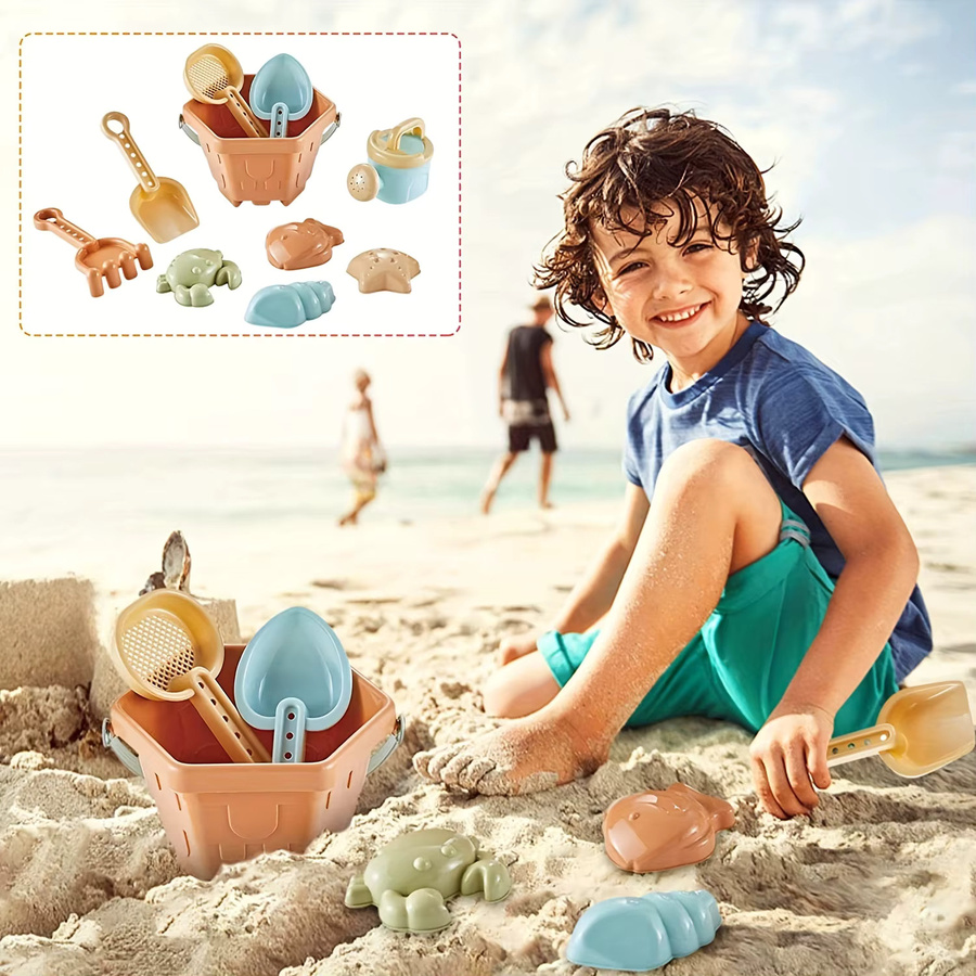 SONGYI Strand Sand Spielzeug Set, 10-teiliges Set, Meerestiere, Bunt / Mehrfarbig - Bild 3