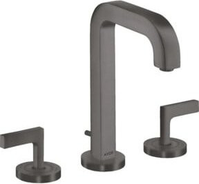 Hansgrohe Axor Citterio 3-Loch-Waschtischarmatur in Gunmetal mit Pop-up-Abfluss und zwei Griffen - Bild 1