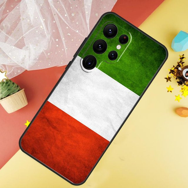 Handyhülle mit Italien Flagge Design für Samsung Galaxy S26 S25 S24 S23 S22 S21 S20 Ultra FE und S10 Plus in Multicolor - Bild 1