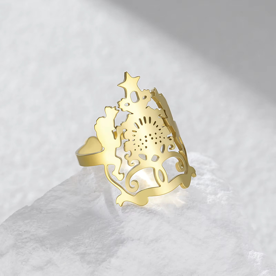 Lemegeton Marokko-Ring, Edelstahl, Unisex - Bild 2