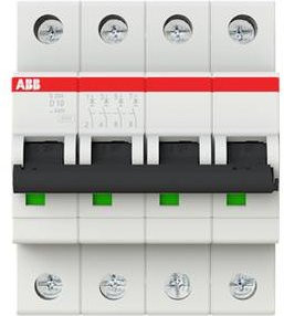 ABB S204-D10 Leitungsschutzschalter 10A 400V 2CDS254001R0101 - Bild 1