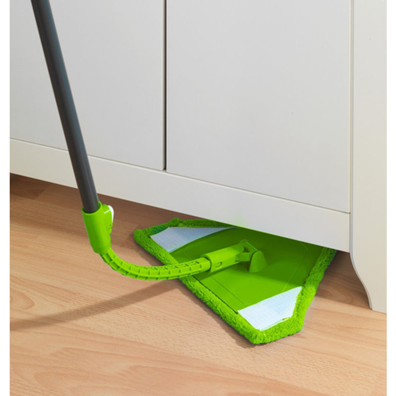Maximex Bodenwischer aus Kunststoff und Mikrofaser in Grün und Schwarz, Breite: 28 cm - Bild 2