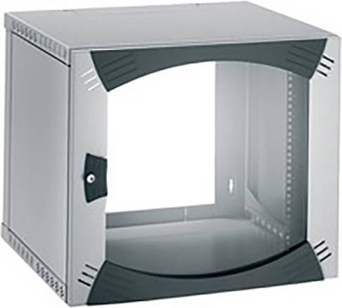 Schneider Electric NSYOPB12U4F 19 Zoll Netzwerkschrank in Grau mit transparenten Türen - Bild 1