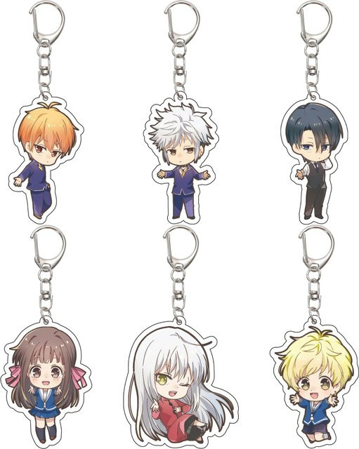 Bandai Schlüsselanhänger Anime Fruits Basket, Acryl, Unisex, 55 mm - Bild 1