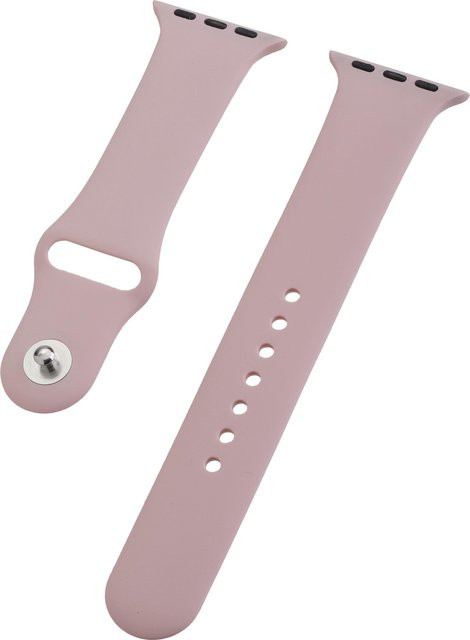 Uhrenarmband Silikon, Pink, Unisex, für Apple Watch 41/40/38mm - Bild 1