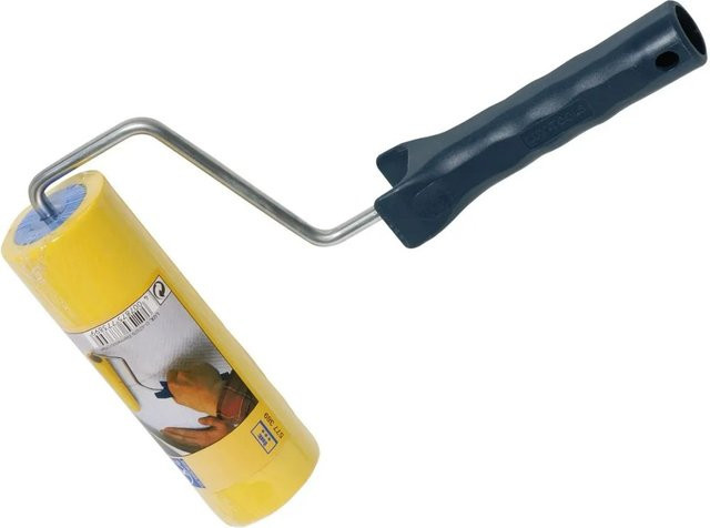 LUX-TOOLS Tapetennahtroller aus Moosgummi in Gelb, Breite: 18 cm - Bild 1