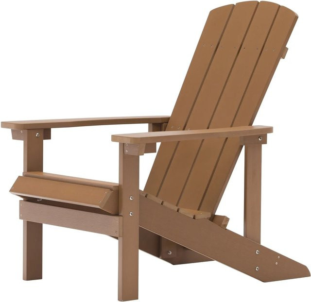Home Deluxe Gartenstuhl Carino Braun mit Armlehnen - Bild 1