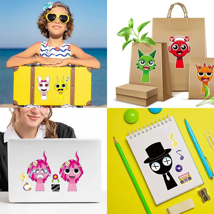 GOGOTU Incredibox Sprunki Puzzle Aufkleber, DIY Spiel - Bild 4