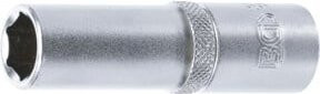 BGS Steckschlüssel-Einsatz Sechskant tief 10554, Antrieb 1/2 Zoll, SW 14 mm, silber - Bild 1