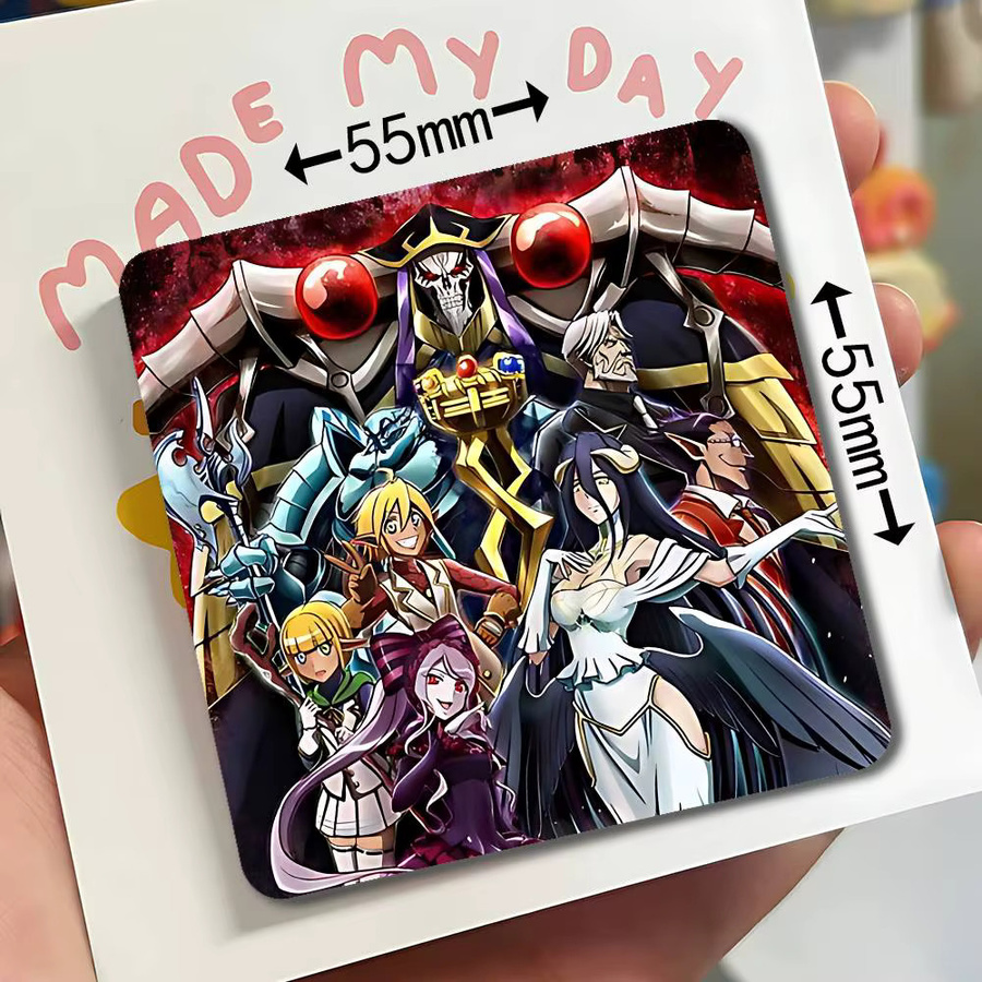 Overlord Kühlschrankmagnete im abstrakten Design, Mehrfarbig - Bild 5