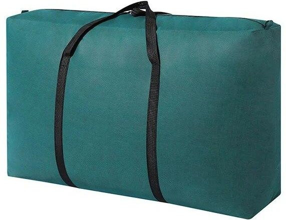 NATAWA Aufbewahrungstasche für Kleidung und Bettzeug, staubdicht und feuchtigkeitsresistent, grün, B/T/H: 75,0 x 50,0 x 27,0 cm - Bild 1
