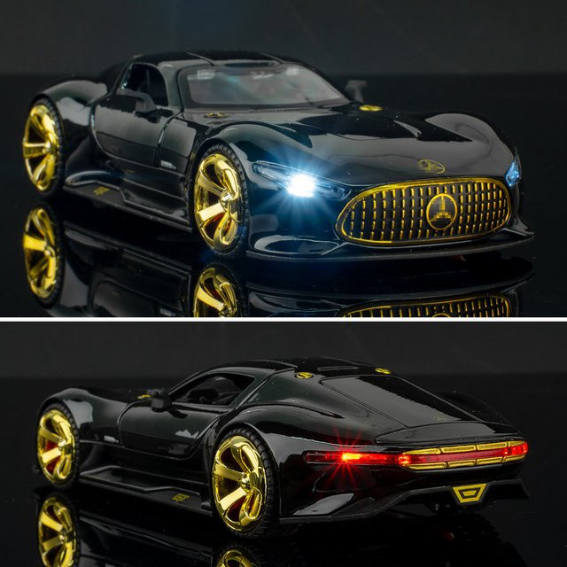 MAKEDA GT Auto, Modellauto, 1:32, Metall, mit Ton und Licht - Bild 1