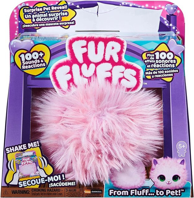 Spin Master FurFluffs Interaktive Plüschfigur Kätzchen in Rosa mit Sound - Bild 2