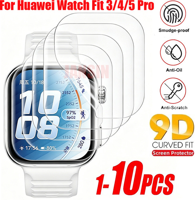 Huawei Displayschutzfolie Hydrogel, transparent, Unisex - Bild 1