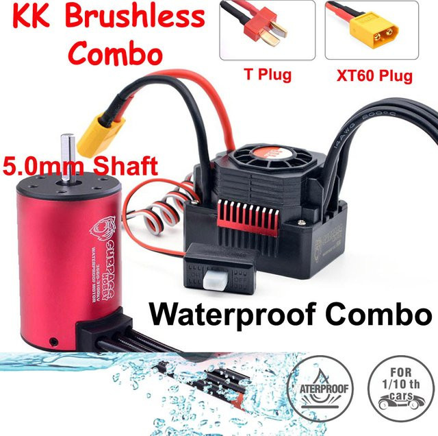 SURPASS HOBBY KK 3660 Brushless Motor Combo, 5,0mm Schaft, mit ESC - Bild 1