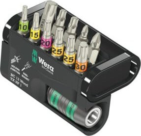 Wera Bit-Check 12 Wood TX HF 1 Bit-Set, 12-teilig, Multicolor - Bild 1