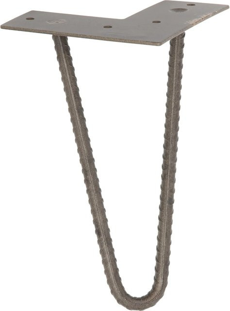 Wagner Möbelbein Hairpin Design aus Stahl in Matt, Höhe: 20 cm - Bild 1