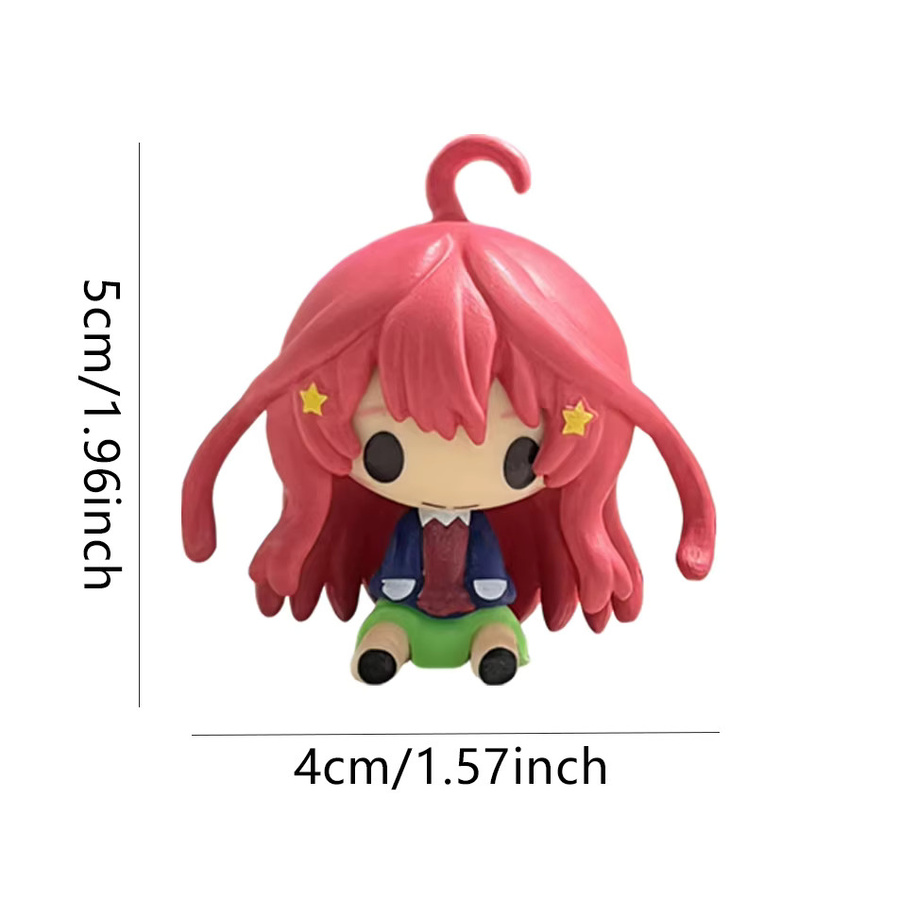 Bandai Die Quintessential Quintuplets, Mini-Anime-Mädchenfigur, 5-teiliges Set - Bild 2
