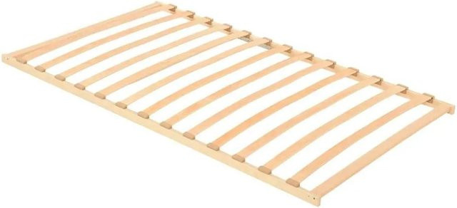 vidaXL Bett-Lattenrost aus Massivholz Buche in Braun, B/T/H: 120 x 190 cm - Bild 1