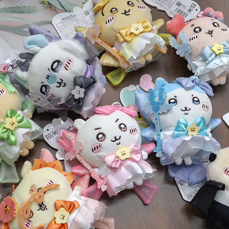 Chiikawa Momonga Puppe Erste Generation, Plüschpuppe, Schulranzenanhänger - Bild 2
