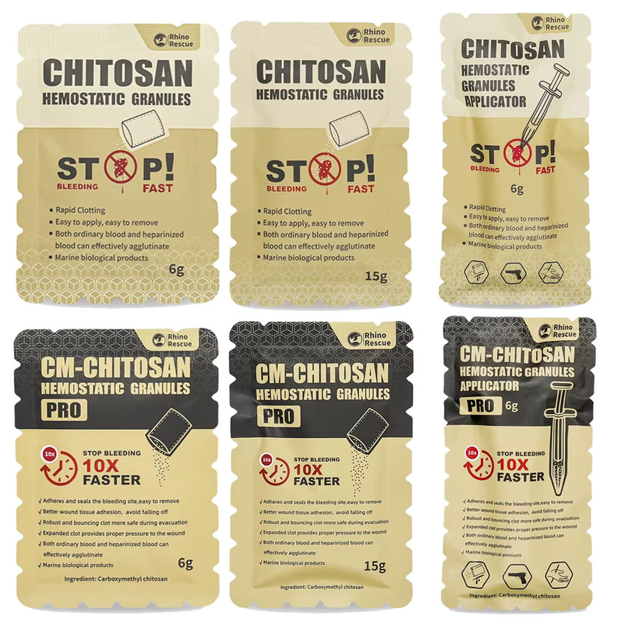 RHINO RESCUE Chitosan Blutstillendes Granulat 6g zur Wundversorgung - Bild 3