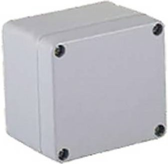 Molex MWE Industrial Solution Universal-Gehäuse aus Aluminium Druckguss, Farbe: Lichtgrau (RAL 7035), B/T/H: 7,5 x 8,0 x 5,7 cm - Bild 1