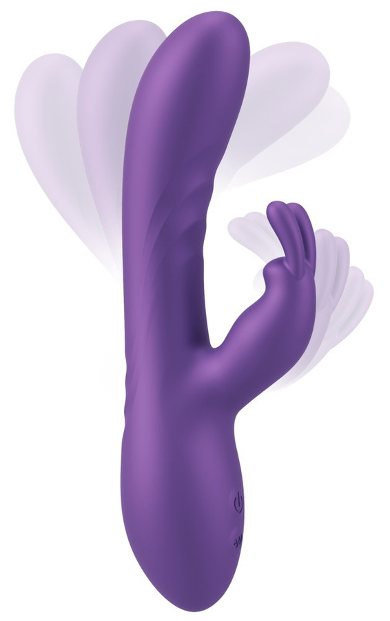 Sweet Smile Rabbitvibrator im Metallic-Glossy-Look in Purple - Bild 3