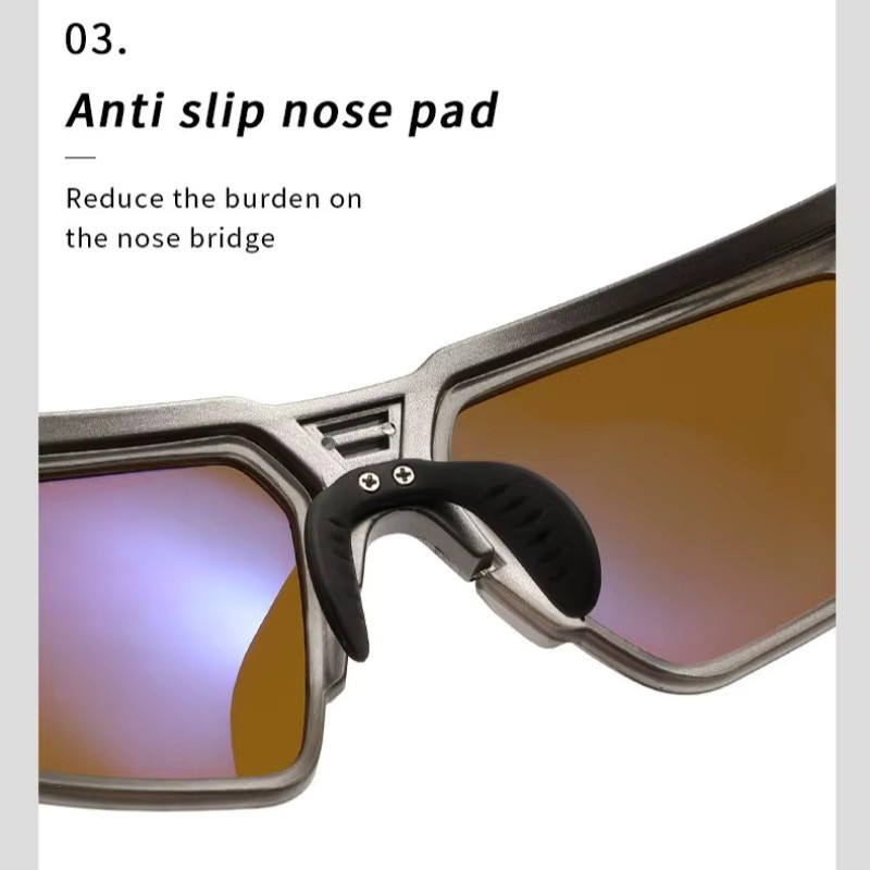 OKUMA Outdoor-Angelbrille, Vollrand, Kunststoff, yellow, polarisiert - Bild 4