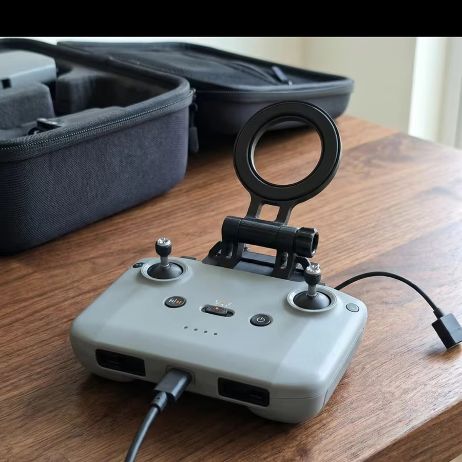 DJI Faltbare MagSafe Magnetische Telefonhalterung für RC-N1/RC-N2/RC-N3 Fernbedienung in Schwarz mit verstellbarem Scharnier-Design - Bild 5