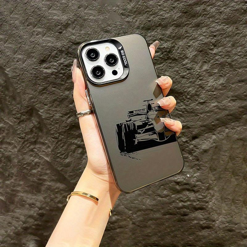 Lucky Start Handyhülle mit Rennsport-Aufdruck für iPhone 17 16 15 14 13 12 11 Pro Max Plus XS Max sturzfest und stoßfest - Bild 2