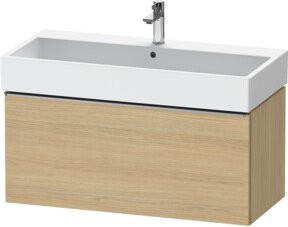 Duravit Waschtischunterschrank D-Neo wandhängend, B: 98,4 cm, T: 44,2 cm, H: 44,0 cm, matt, Mehrfarbig - Bild 1