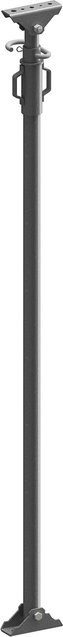 Schake Schrägstütze Feuerverzinkt Grau Verstellbereich 210 cm - 371 cm - Bild 1