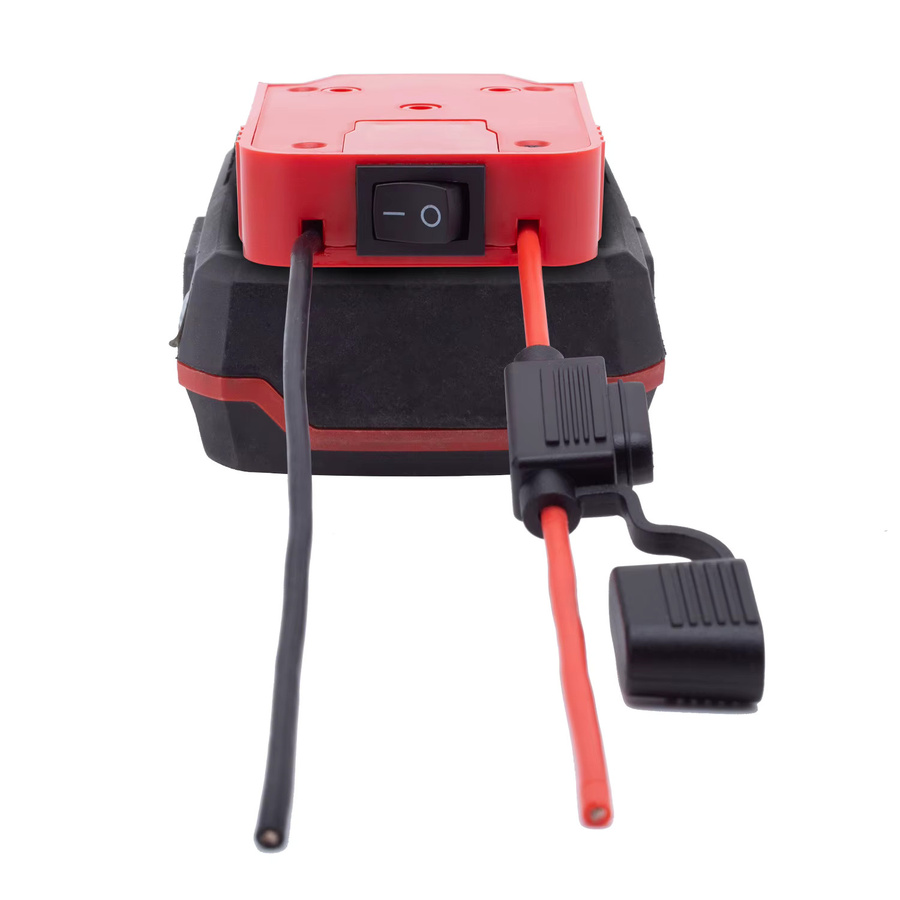 Parkside DIY Externer Batterieadapter-Konverter für X20V Akku mit 14 AWG Kabel in Rot zur Stromversorgung von Spielzeugautos und Robotern - Bild 3