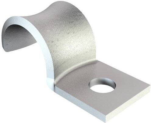 OBO Bettermann Rohrschelle aus Metall in Silber, 100 Stück - Bild 1