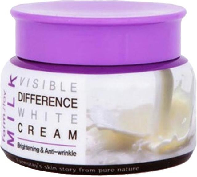 FARM STAY Milch Sichtbarer Unterschied Weiße Creme, 100 g, Unisex - Bild 1