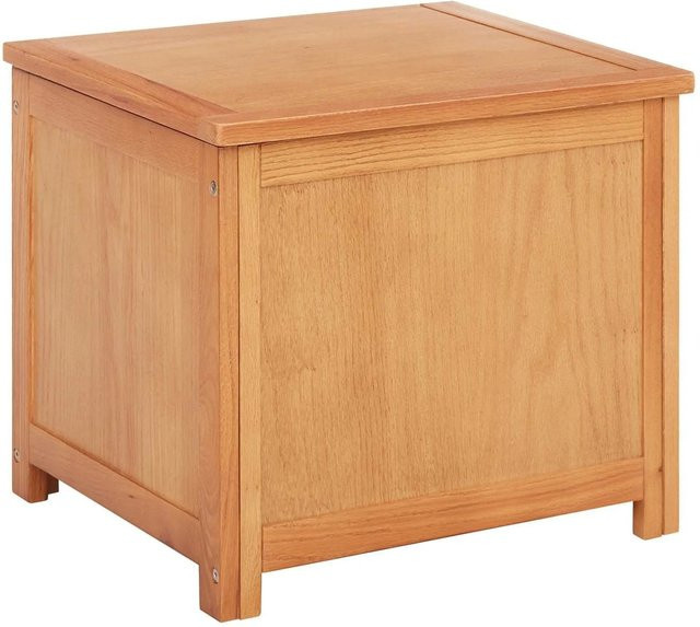 vidaXL Aufbewahrungsbox aus Holz in Eiche Optik mit Soft-Close-Deckel, B/T/H: 50 x 45 x 45 cm - Bild 1