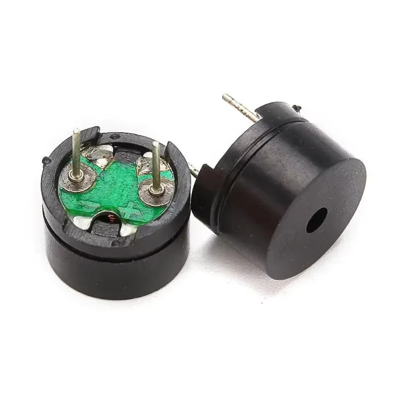 10 Stück Passive Mini-Piezo-Summer Schwarz, 12 mm x 8,5 mm, für Arduino - Bild 2