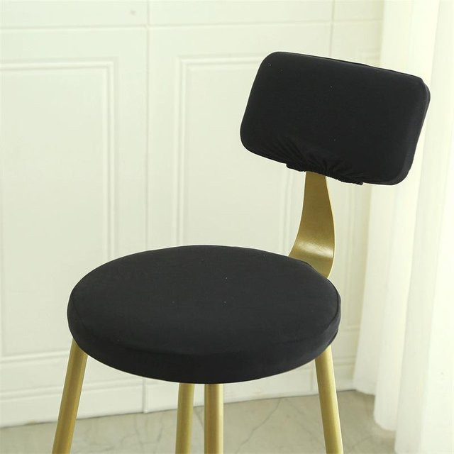 Elastischer Universal Stuhlbezug von Yiran Furniture für runde Hocker, Durchmesser: 30 cm - Bild 1
