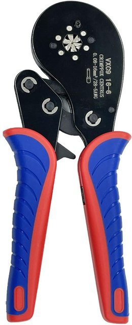 Multifunktions-Ratschen-Draht-Crimpzange von Kkmoon für Rohrkabelschuhe, 0,08–16 mm2 (28–5 AWG), aus gehärtetem Stahl, bunt - Bild 1