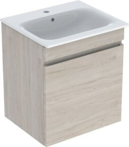 Geberit Möbelwaschtisch-Set Renova Plan in Weiß mit KeraTe Waschbecken und Innenschubladen, B/H/T: 60 x 48 x 62,2 cm - Bild 1