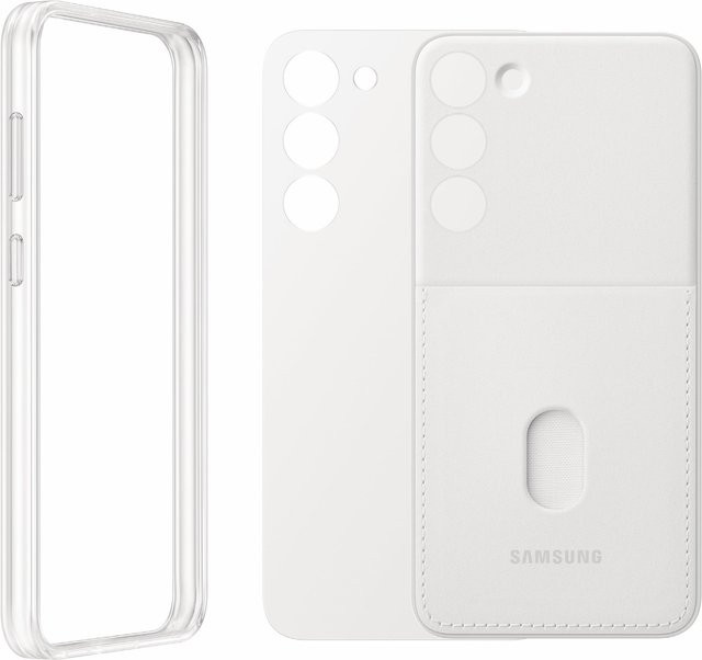 Samsung Frame Case für Galaxy S23+ in Weiß und Transparent - Bild 1