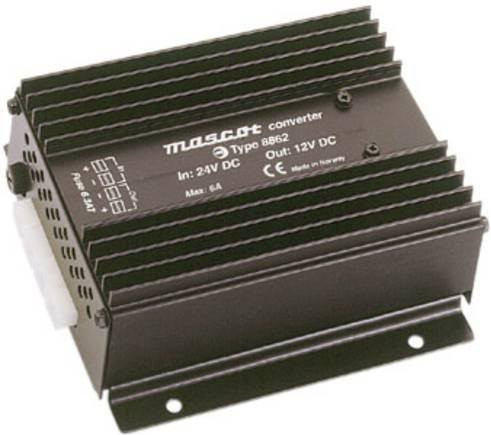 Mascot Battery 8862 DC/DC-Wandler 12 V/DC - 24 V/DC, 1.7A, 81W, Schwarz - Bild 1