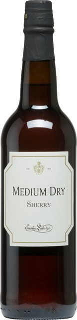 Emilio Hidalgo Sherry, Jerez-Xérès-Sherry DO, medium dry, Spanien, 17% Vol., 0,75 l - Bild 1
