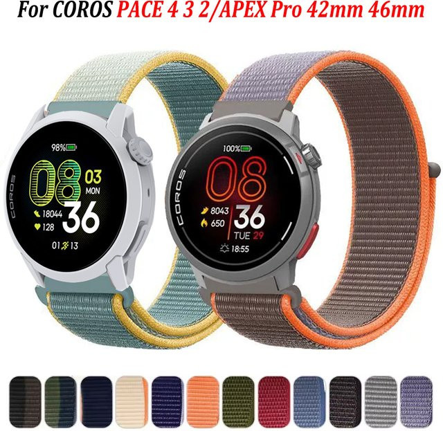 COROS Uhrenarmband Nylon, Schwarz, Unisex - Bild 1