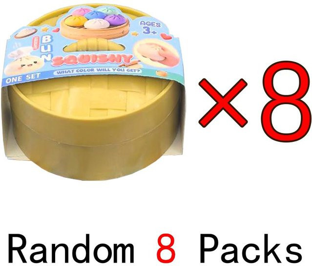Yiran toy 1 Bunte Dumpling Squishes Stressbälle - Bild 1