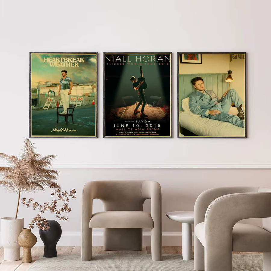 Niall Horan One Direction Poster HD wasserdichte Wanddekoration selbstklebend mehrfarbig - Bild 3