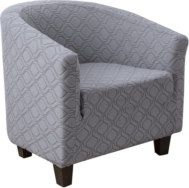 Yiran Furniture Elastischer Jacquard Sofabezug Club Casual in Grau, B/T: 43,5 x 41 cm - Bild 1