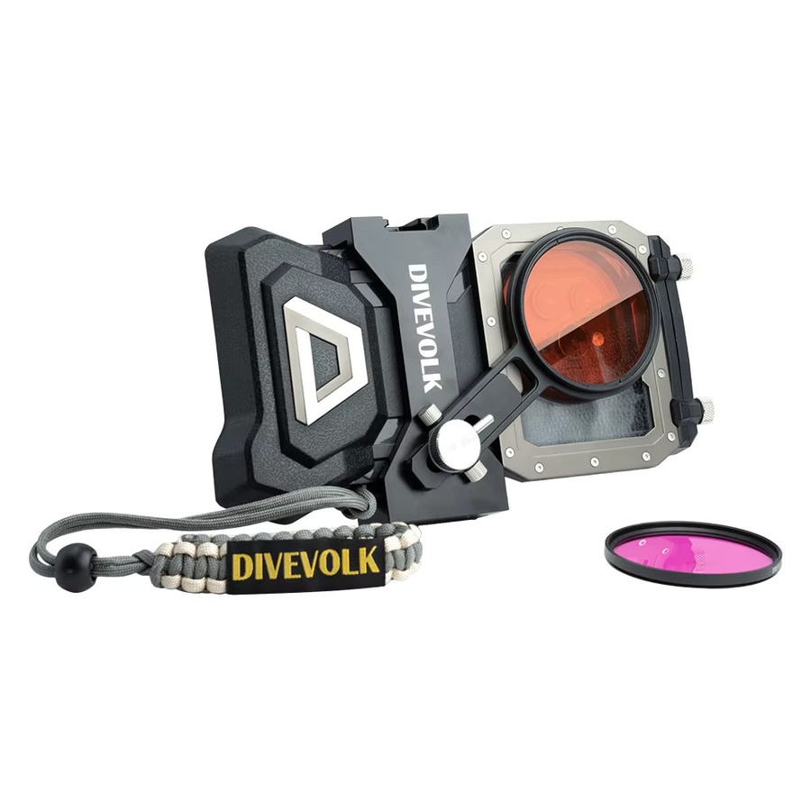DIVEVOLK SeaTouch 4 MAX Plus Tauchfilter und Armband-Set für iPhone und Android Smartphones in Schwarz - Bild 2